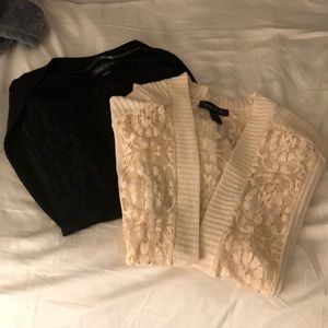 August Silk Lace Cardigans